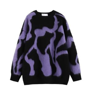 Abstract Dream Oversized Hoodie - Y2K Aesthetic Comfy Fashion