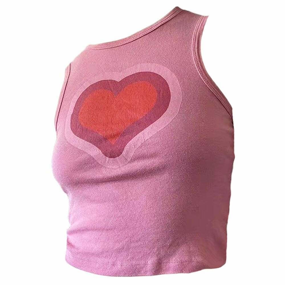 All You Need Is Love Y2K Aesthetic Tank Top for Cute Outfits