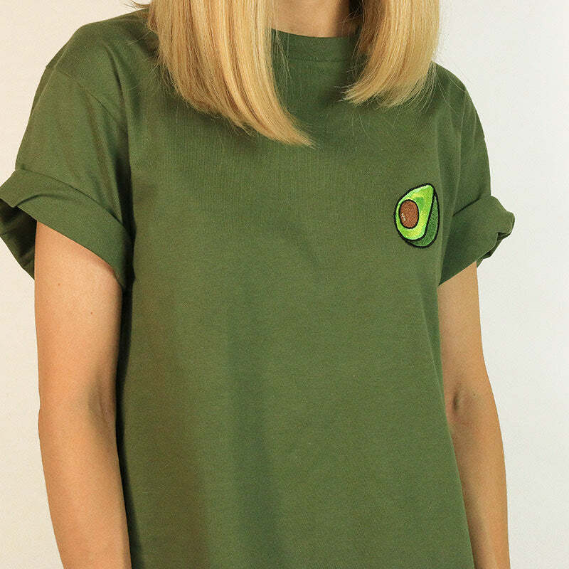 Antisocial Avocado Tee - Y2K Aesthetic Cute Top for Trendy Outfits