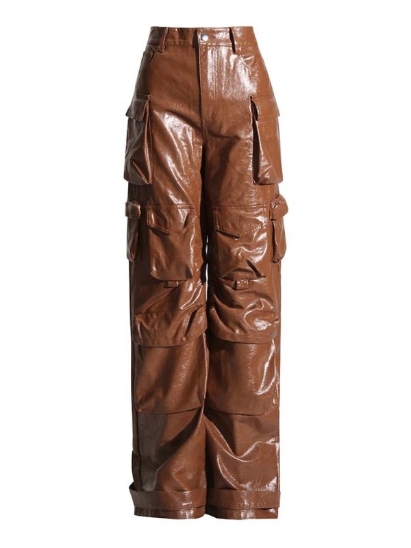 Bronze Blaze Cargo Skirt: Y2K Aesthetic with Grunge Style Vibes