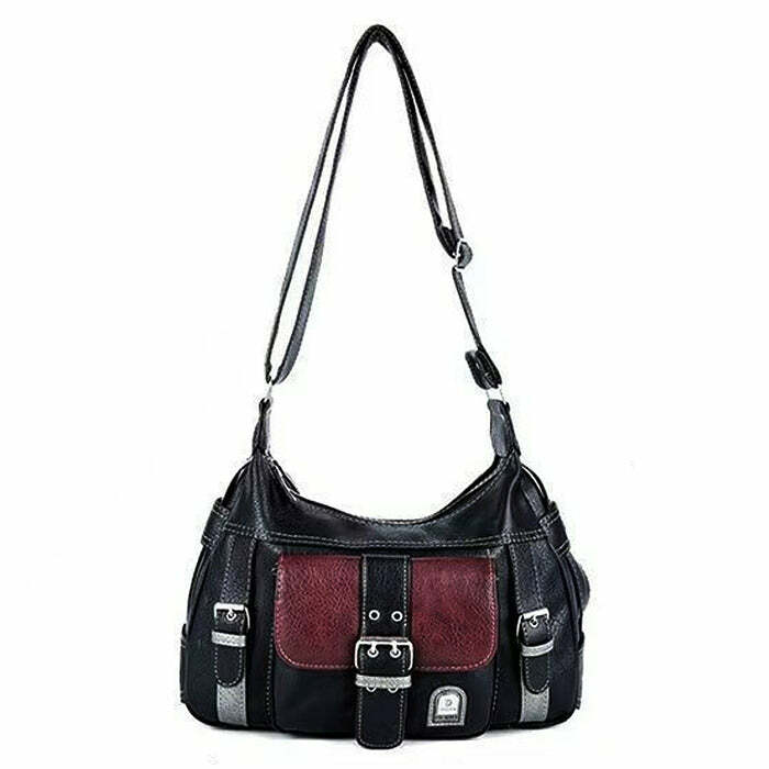 Check Yourself Y2K Aesthetic Shoulder Bag - Cute & Comfy Style Accessory