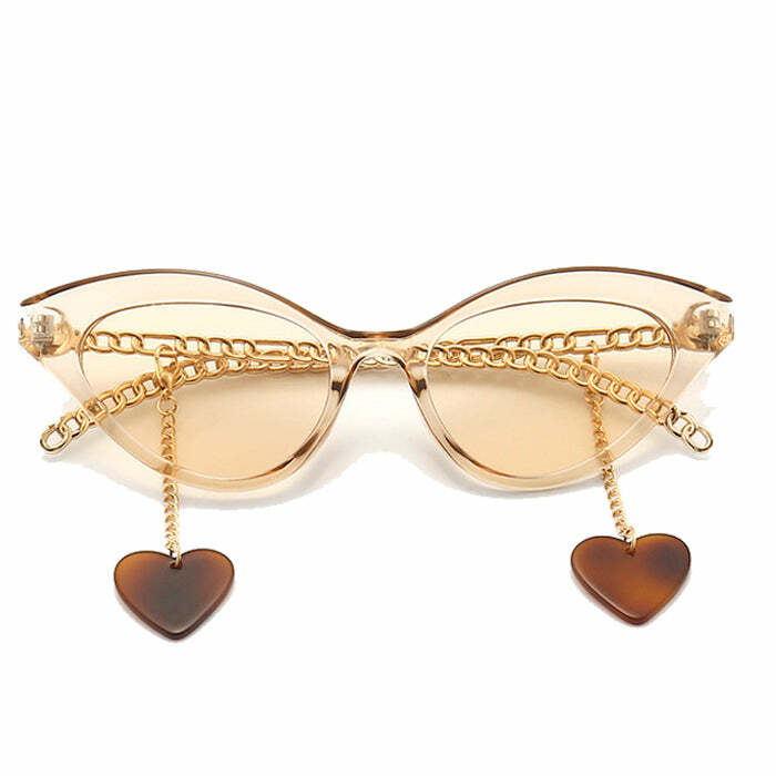 Chic Cat Eye Sunglasses for Y2K Fashion & Coquette Aesthetic Looks