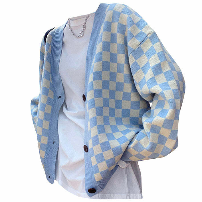 Chic Checker Vest for Y2K Aesthetic & Coquette Style Outfits