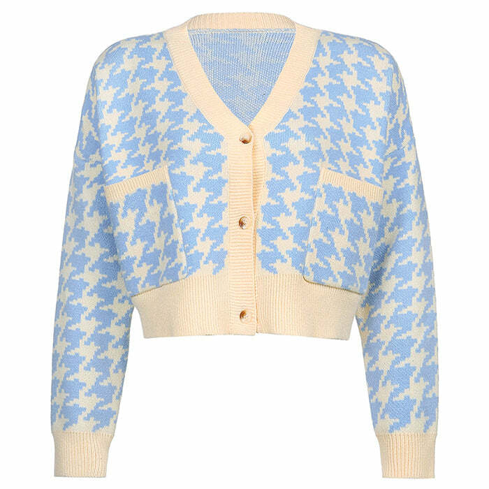 Chic Good Manners Cardigan for Y2K Aesthetic and Coquette Style Outfits