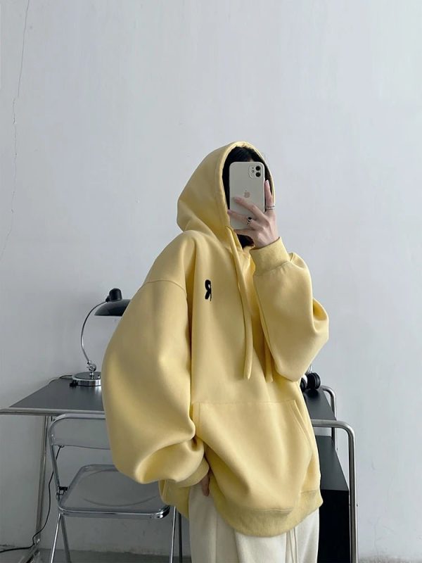 Chic Minimalist Pastel Hoodie for Y2K Aesthetic Lovers