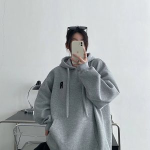 Chic Minimalist Pastel Hoodie for Y2K Aesthetic Lovers