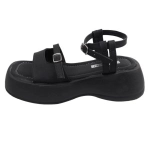 Chic Minimalist Square Toe Sandals for Y2K and Coquette Aesthetic