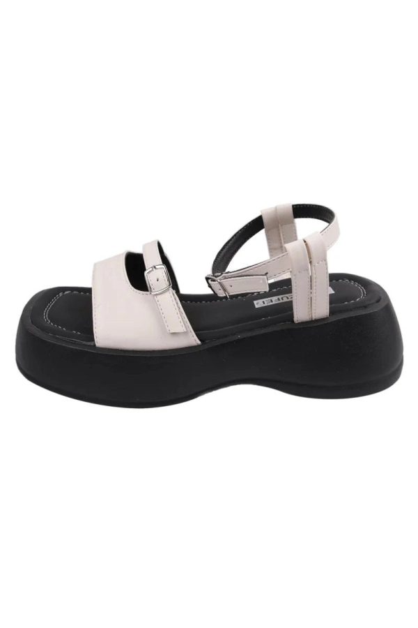 Chic Minimalist Square Toe Sandals for Y2K and Coquette Aesthetic