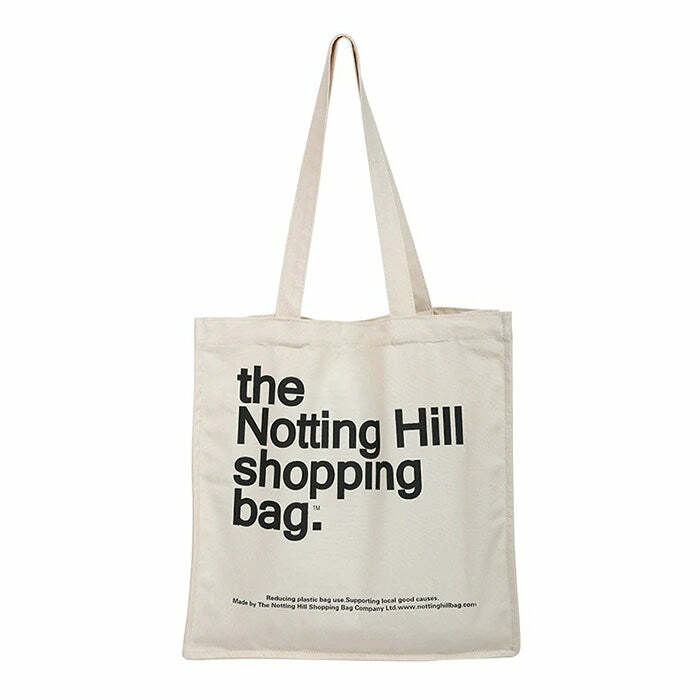 Chic Notting Hill Shopping Bag - Y2K Aesthetic & Coquette Style Essential