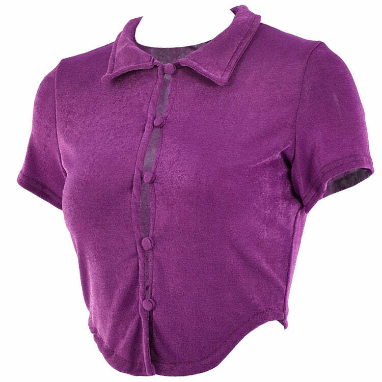 Chic Personal Growth Velvet Top for Y2K Aesthetic & Coquette Style