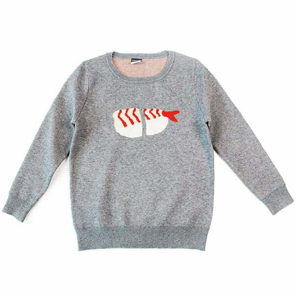 Chic Y2K Fashion Expensive Sushi Jumper for Trendy Aesthetic Lovers