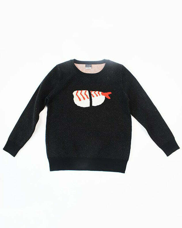 Chic Y2K Fashion Expensive Sushi Jumper for Trendy Aesthetic Lovers