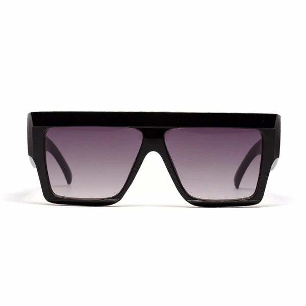 Chic Y2K Future Shield Sunglasses for Trendy Aesthetic Looks