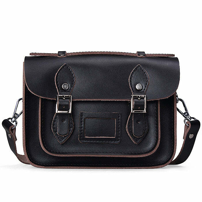 Chic Y2K Messenger Bag for Coquette Aesthetic & Grunge Style Lovers