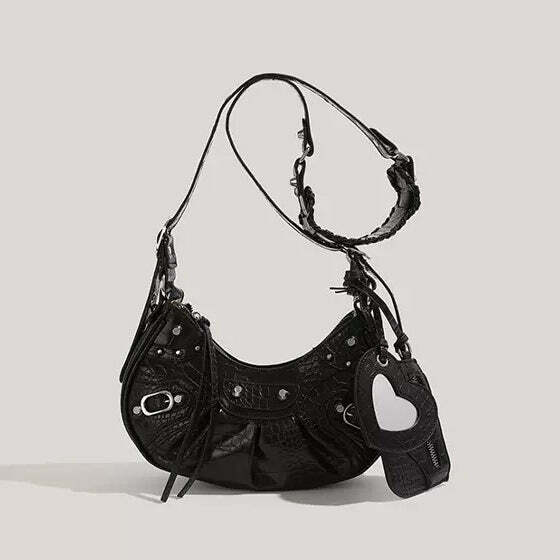 Chic Y2K Mini Shoulder Bag for Coquette and Grunge Aesthetic Lovers