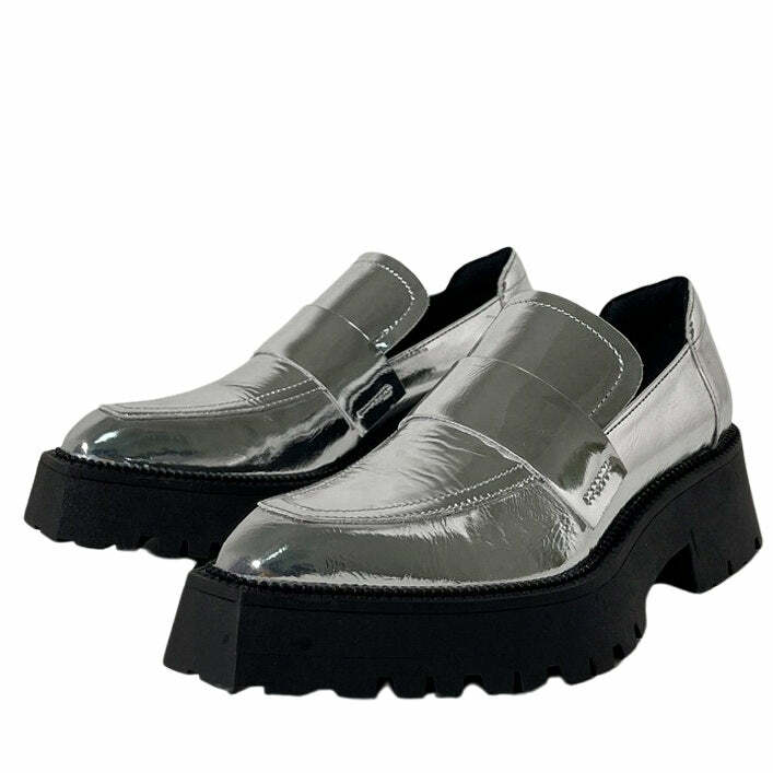 Chic Y2K Platform Loafers for Coquette and Grunge Aesthetic Lovers