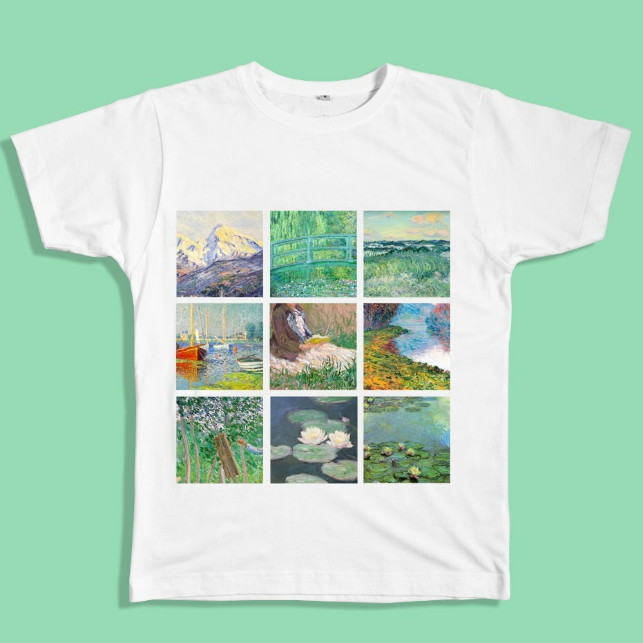 Claude Monet Tee - Y2K Aesthetic Art Tee for Cute Outfits