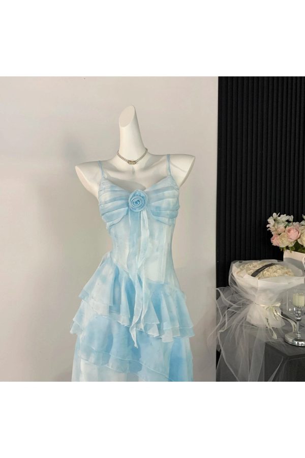 Cloud Dream Layered Dress - Y2K Aesthetic with Coquette Style Vibes