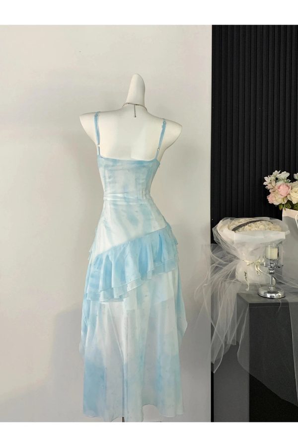 Cloud Dream Layered Dress - Y2K Aesthetic with Coquette Style Vibes