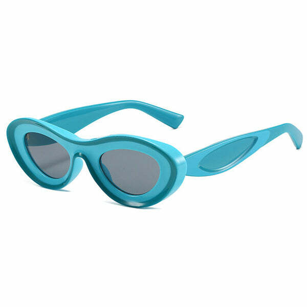 Colorblock Double Agent Sunglasses - Y2K Aesthetic Statement Accessory