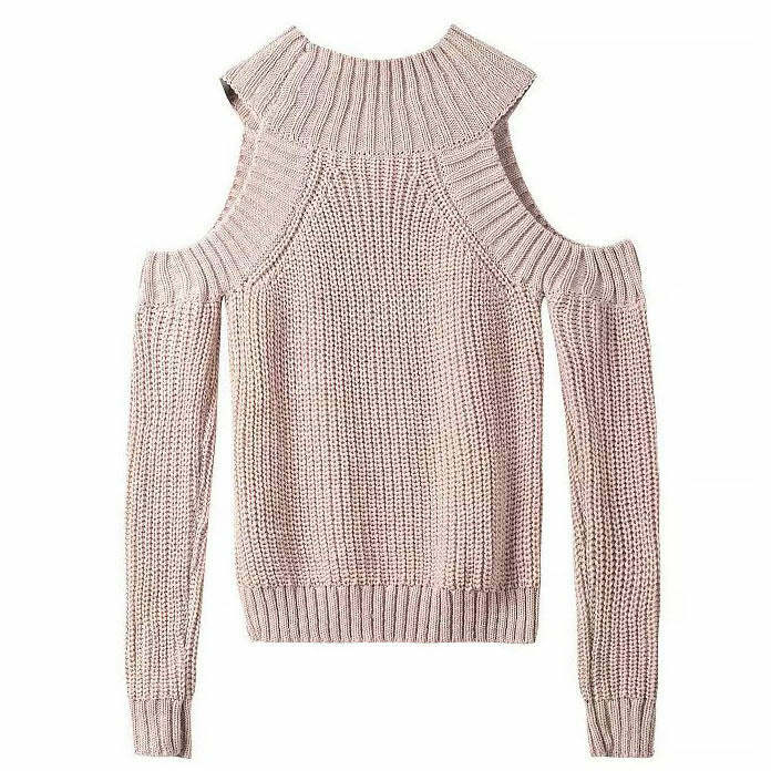 Coquette Aesthetic Knit Off Shoulder Sweater for Y2K Style Lovers