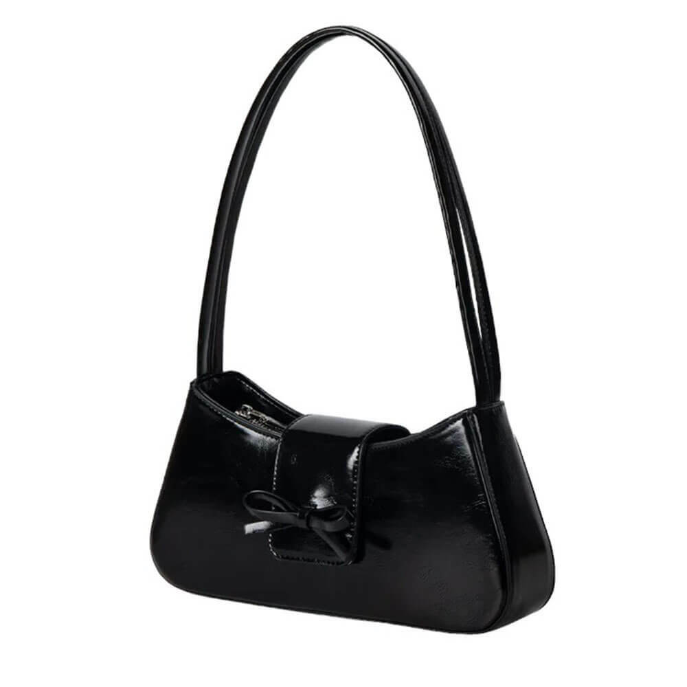 Coquette Bow Baguette Bag - Y2K Aesthetic Chic for Stylish Outfits