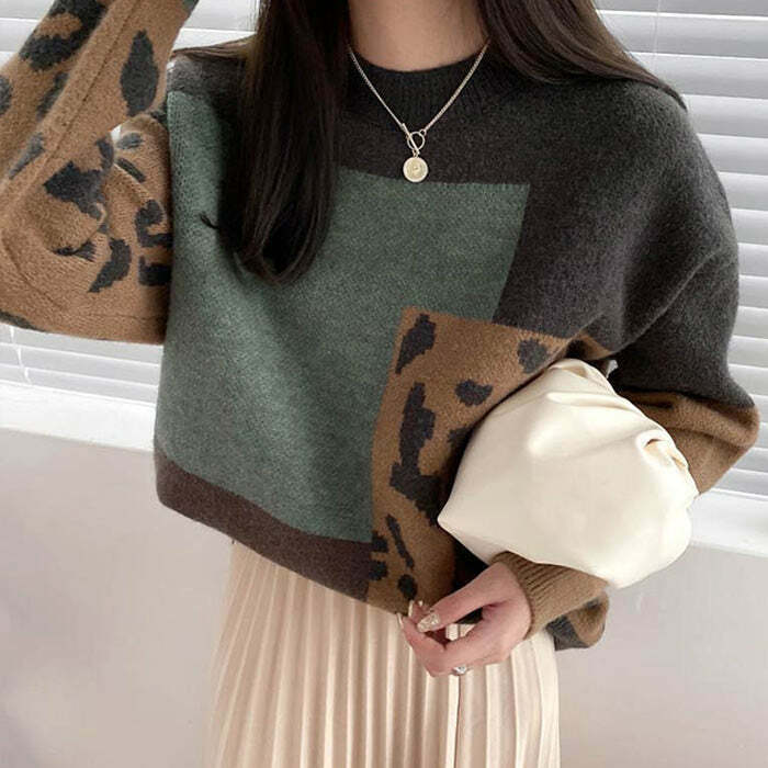 Cozy Autumn in France Sweater - Y2K Aesthetic Fall Fashion Essential