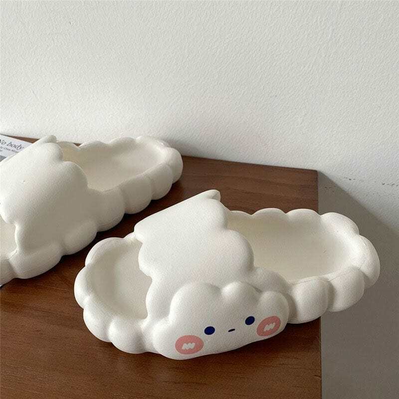 Cozy Cloud Foam Street Slippers for Y2K Aesthetic and Comfy Style