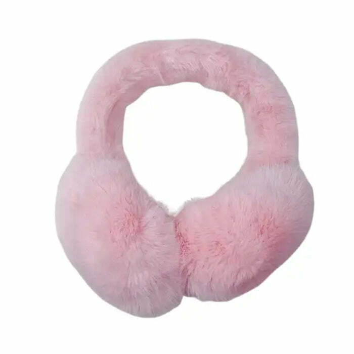 Cozy Fluffy Earmuffs for Y2K Fashion & Grunge Aesthetic Lovers