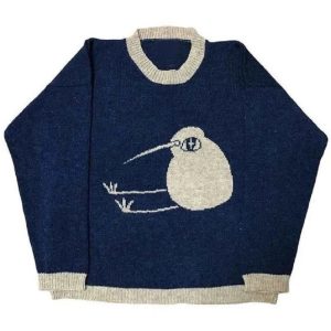 Cozy Kiwi Bird Sweater in Y2K Style for Cute Aesthetic Outfits