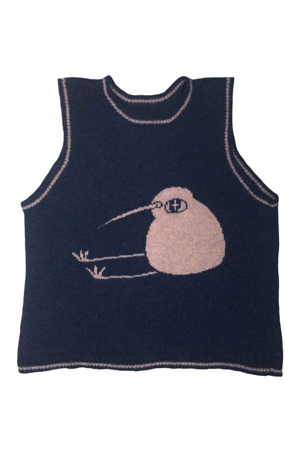 Cozy Kiwi Bird Sweater in Y2K Style for Cute Aesthetic Outfits