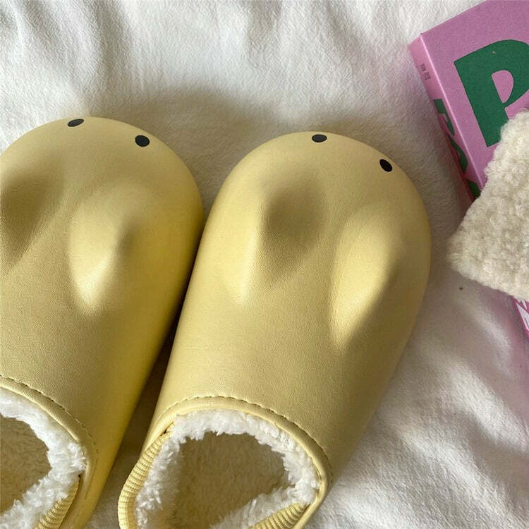 Cozy Mouse Chunky Slippers for Y2K Aesthetic and Cute Outfits