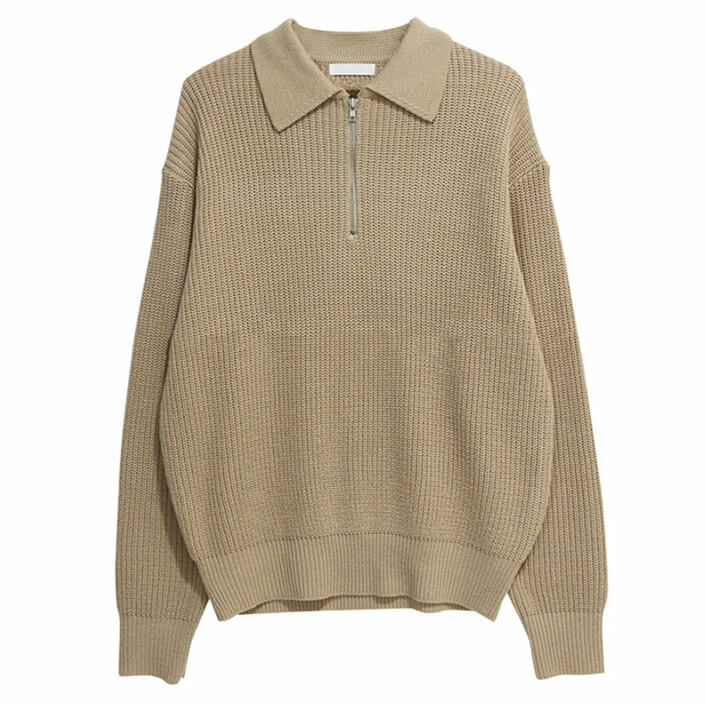 Cozy Soft Boy Aesthetic Knit Pullover for Y2K and Grunge Style Lovers