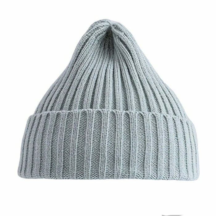 Cozy Warm Vibes Beanie Hat for Y2K Aesthetic and Grunge Style Lovers