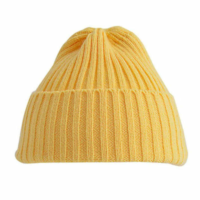 Cozy Warm Vibes Beanie Hat for Y2K Aesthetic and Grunge Style Lovers