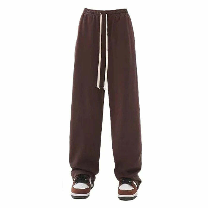 Cozy Y2K Side Stripes Sweatpants for Comfy Aesthetic Outfits