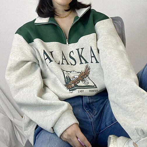 Cozy Y2K Zip Up Sweatshirt for Grunge and Coquette Aesthetic Lovers