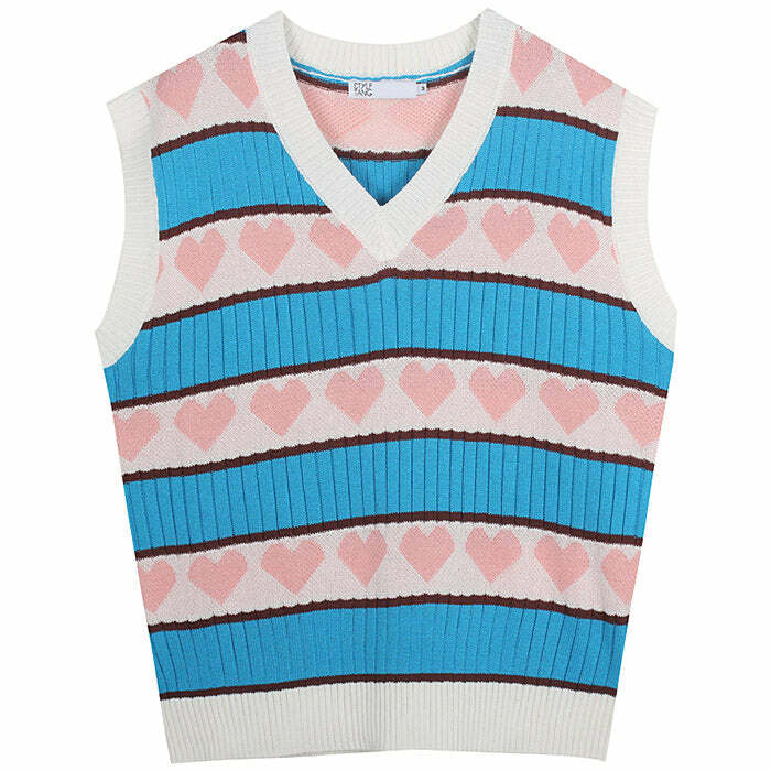 Danish Pastel Aesthetic Vest - Y2K Style for Cute and Comfy Outfits