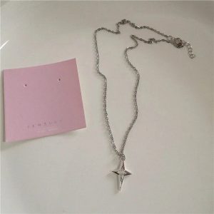 Dark Romance Layered Necklace - Y2K Aesthetic Jewelry for Unique Styles