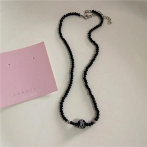 Dark Romance Layered Necklace - Y2K Aesthetic Jewelry for Unique Styles