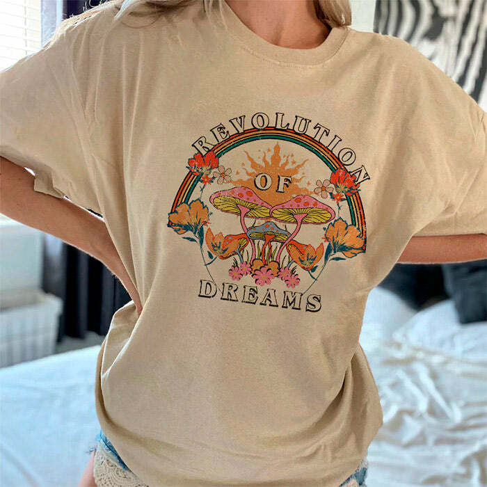 Dreams Graphic T-Shirt - Y2K Aesthetic Cute Top for Trendy Outfits