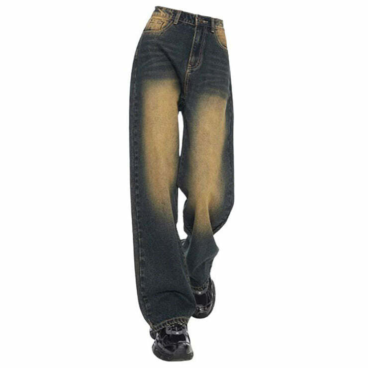 Fairy Grunge Aesthetic Jeans for Y2K Style and Comfy Outfits