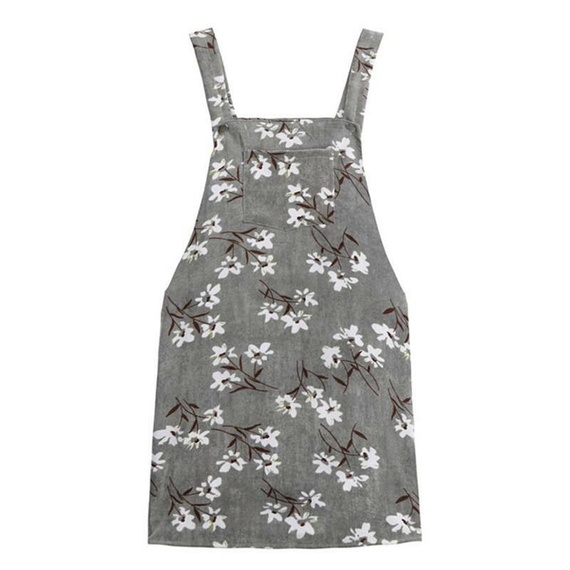 Floral Dungaree Dress - Y2K Aesthetic Cute Outfit for Effortless Style