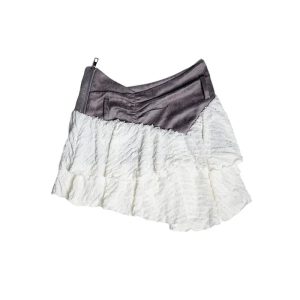 Frosted Layers Cargo Skirt - Y2K Aesthetic & Coquette Style Fashion