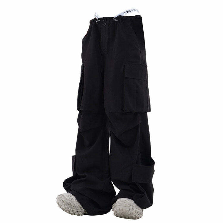 Got Chemistry Y2K Aesthetic Cargo Pants for Trendy Grunge Style