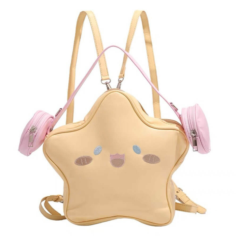 Happy Star Crossbody Bag - Y2K Aesthetic Cute Bag for Coquette Style