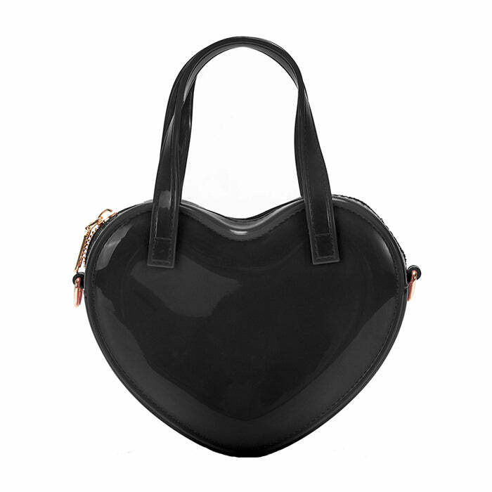 Heart Shaped Mini Bag - Y2K Aesthetic Accessory for Cute Outfits