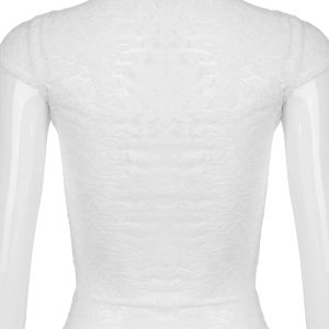 Lace Angelcore Graphic Crop Top - Y2K Aesthetic Cute Top for Stylish Looks