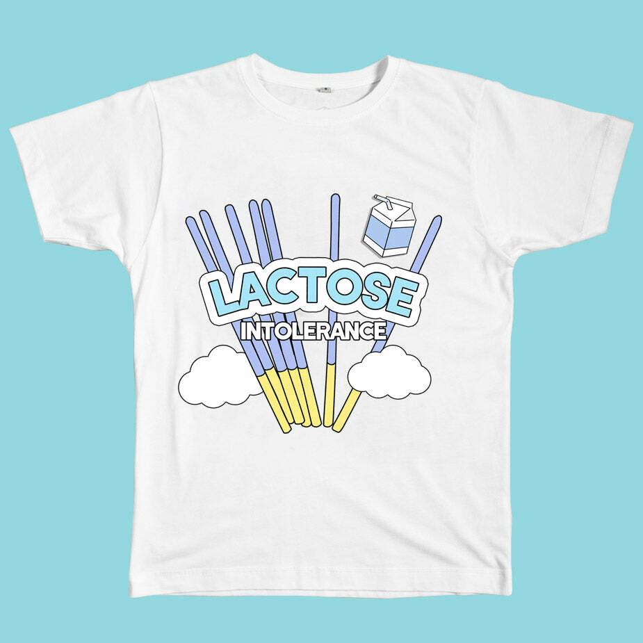 Lactose Intolerance Tee - Y2K Aesthetic Cute Top for Comfy Outfits