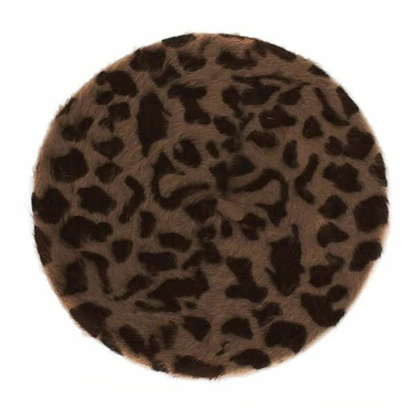 Leopard Print Beret - Y2K Fashion Accessory for Coquette Aesthetic Looks